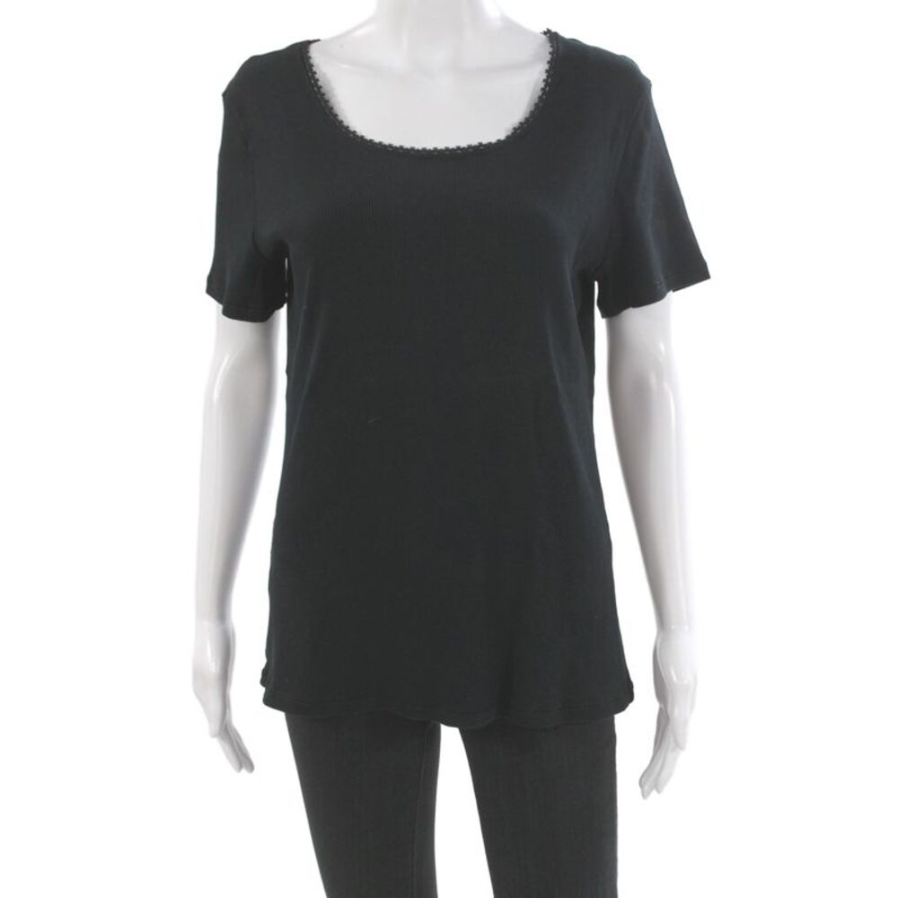 Hanro Womens Short Sleeve Top Size L